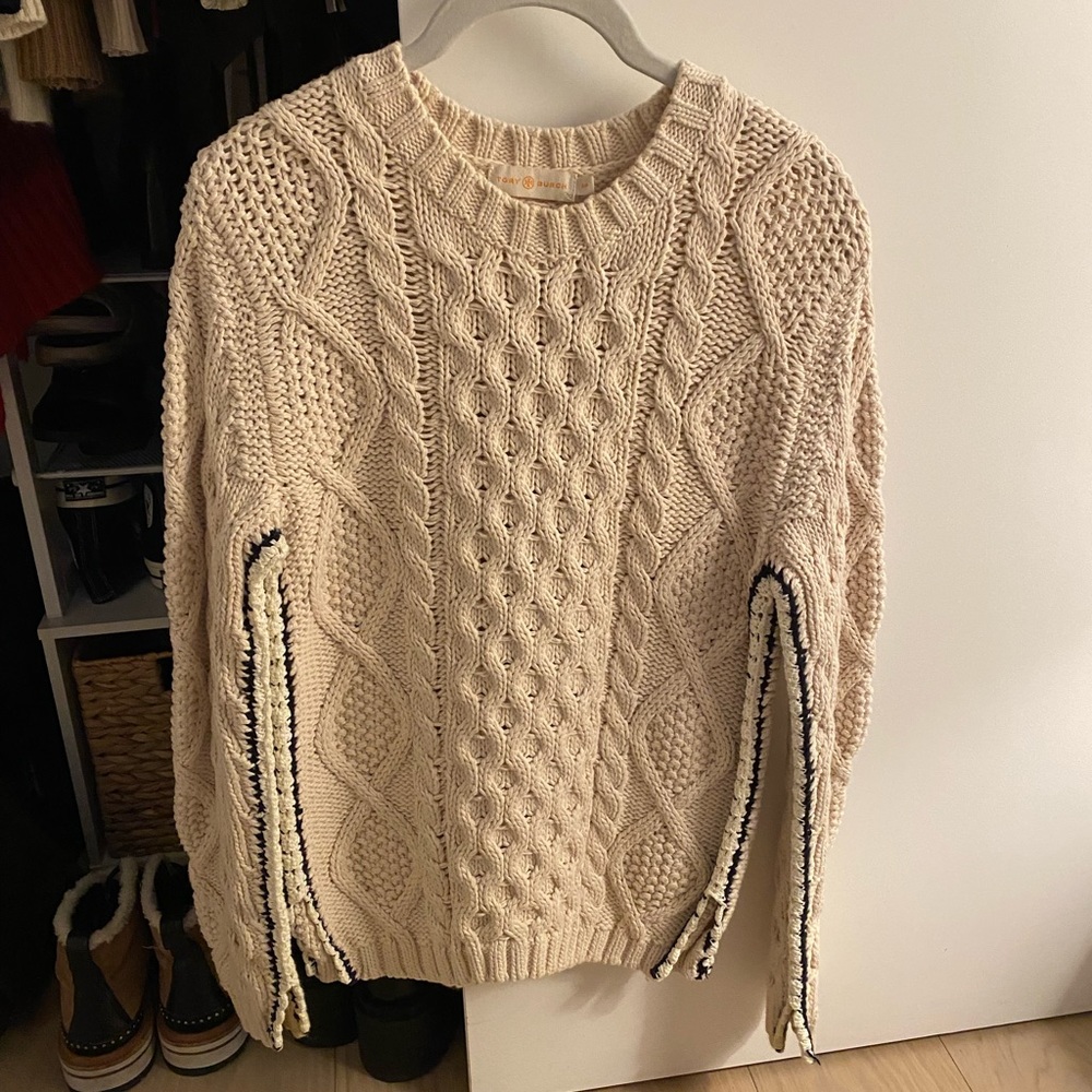 Tory Burch Cable Knit Sweater